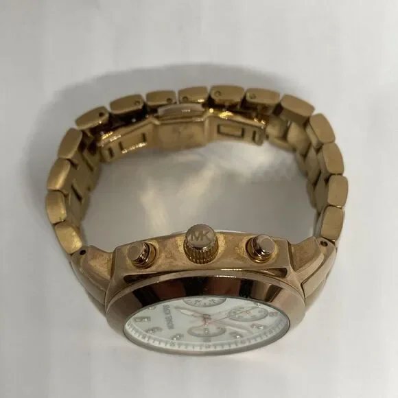 Michael Kors MK5336 Women's Gold Stainless Steel Analog Dial Quartz Watch LB342 - Picture 8 of 12